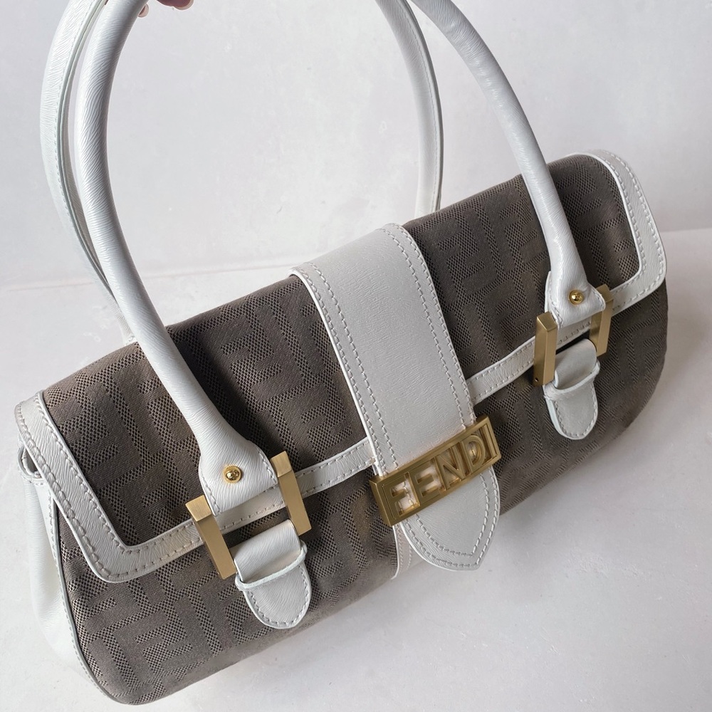 Rare Fendi calfskin satchel